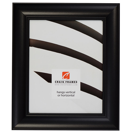 Vintage Revival 1.75", Satin Black Picture Frame