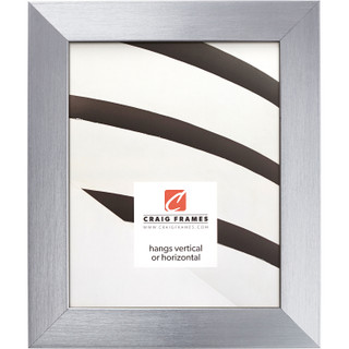 Modern Aesthetics 150 1.5", Brushed Silver Picture Frame